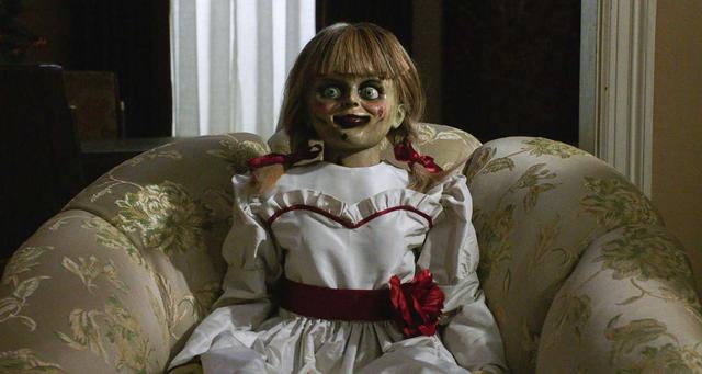 An image of Annabelle in the Conjuring Universe