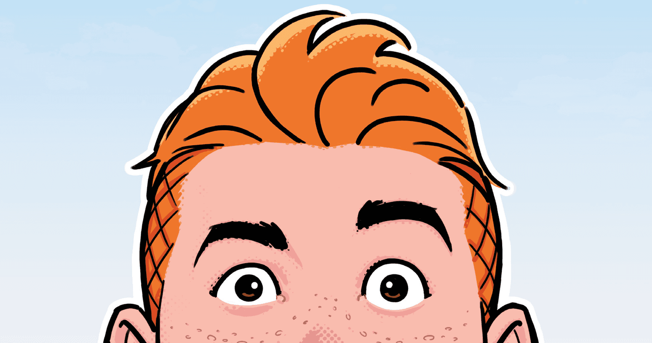 A promotional image of Archie from Oni Press and Archie Comics