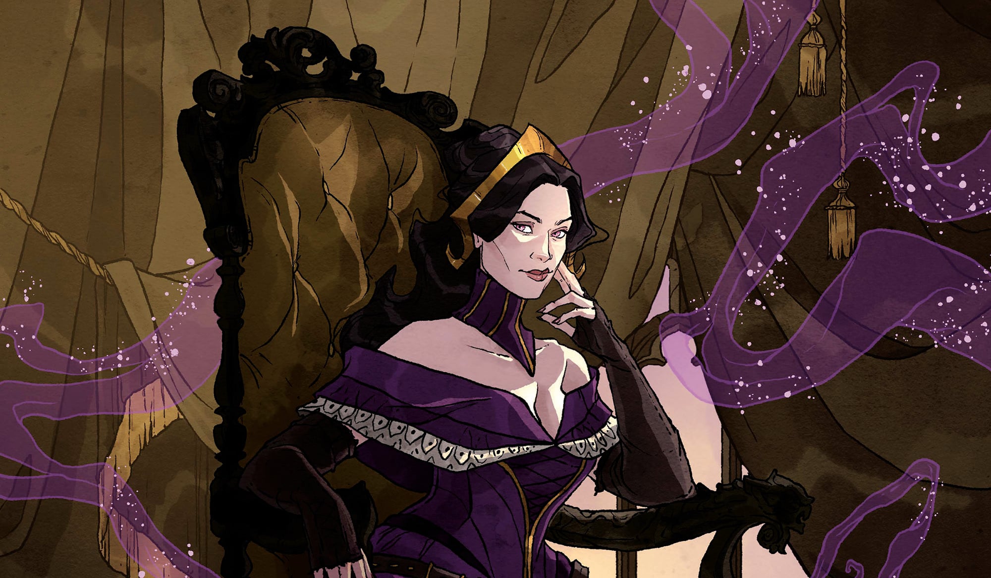 Magic: The Gathering: Untold Stories — Liliana #1 variant cover excerpt