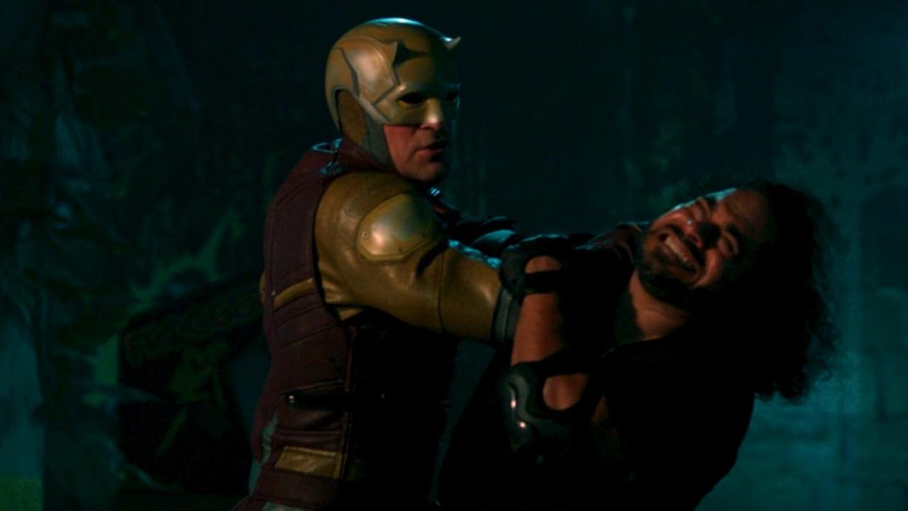 Still image featuring Charlie Cox in daredevil suit