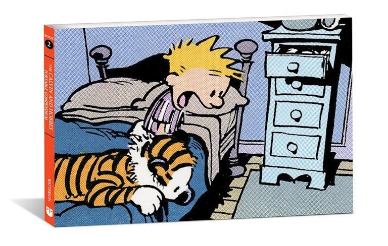 Promotional image of cover of Calvin and Hobbes Compendium