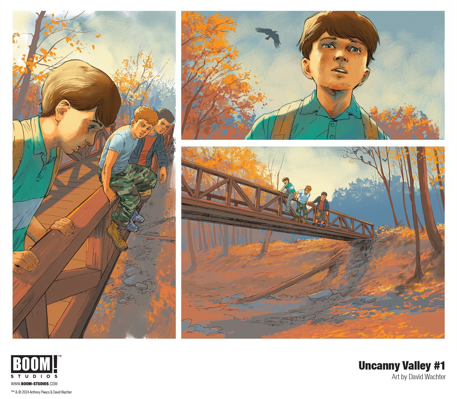 Interior pages from Uncanny Valley