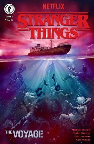 Variant cover of Stranger Things The Voyage