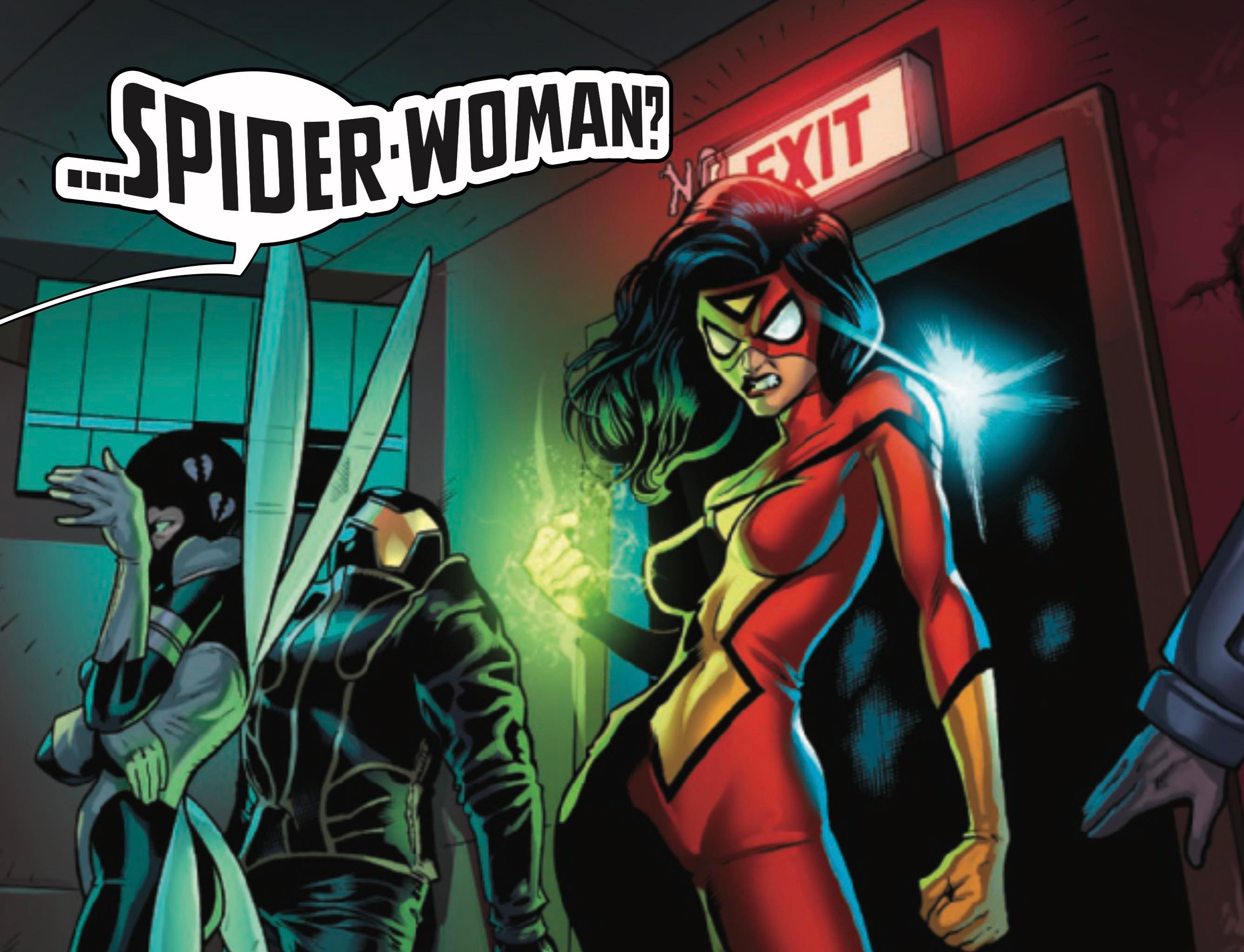 Spider-Woman is mad