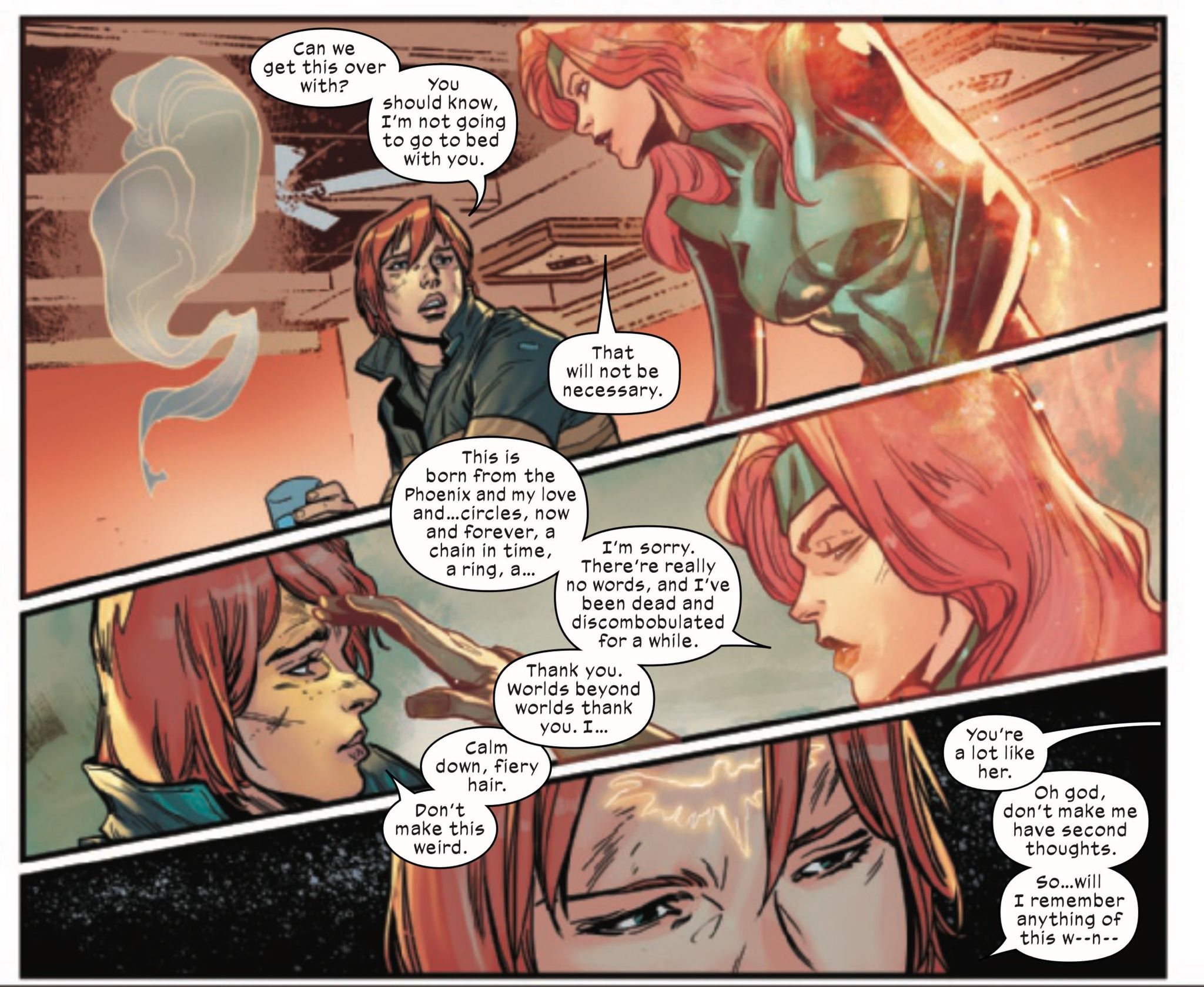 Jean Grey becomes Hope Summers' father (kinda)