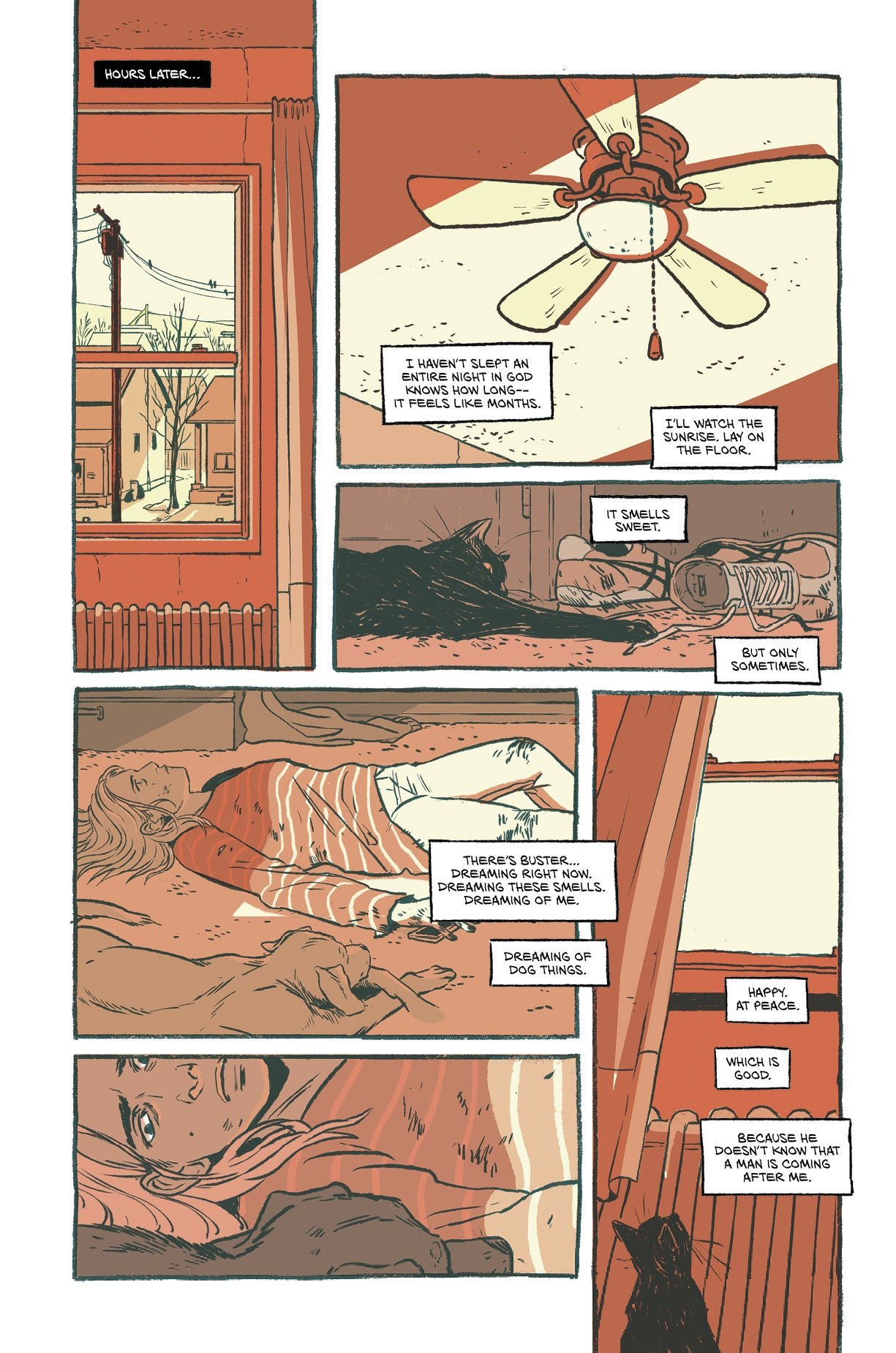 Interior comics pages from Loving, Ohio