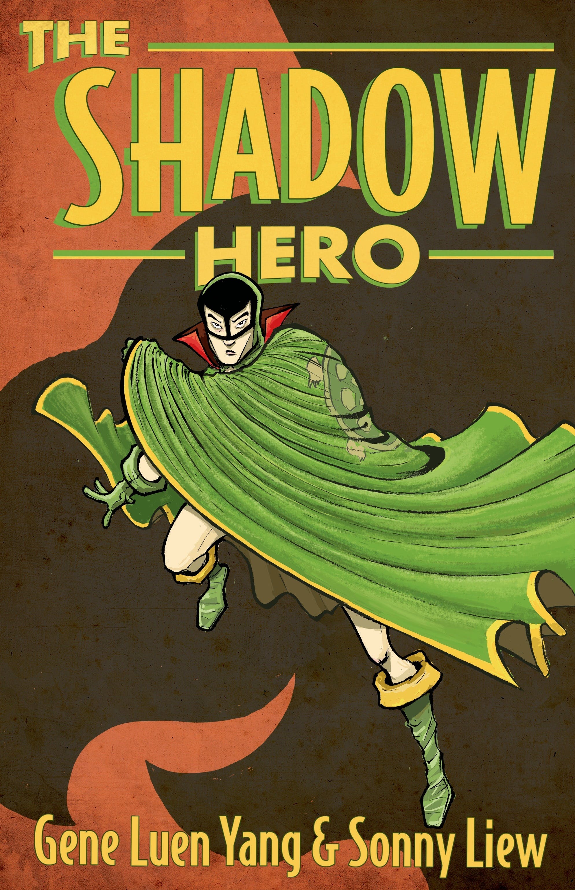 Cover of the Shadow Hero featuring teh green turtle