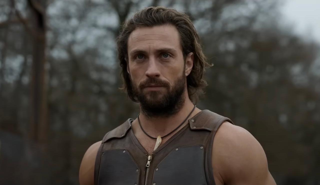 A still of Aaron Taylor-Johnson in Kraven the Hunter.