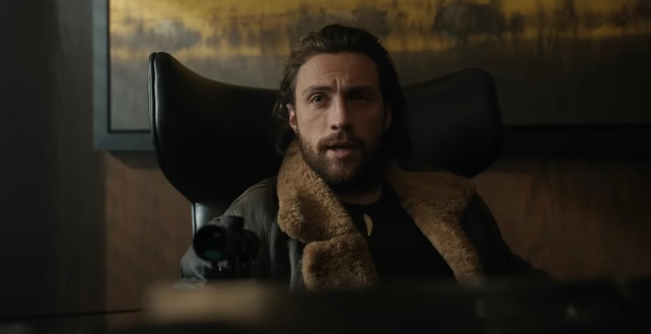 A still of Aaron Taylor-Johnson in Kraven the Hunter.