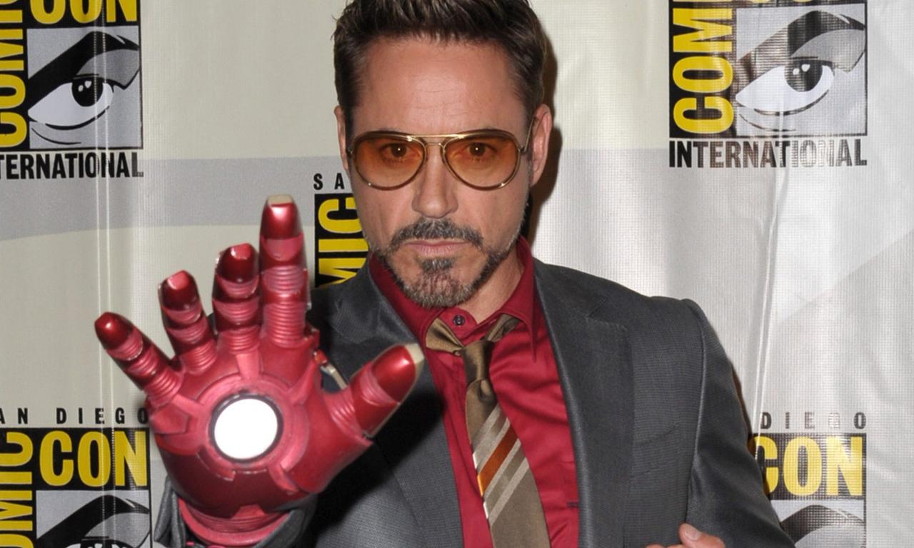 Robert Downey Jr. posing at Comic-Con International: San Diego