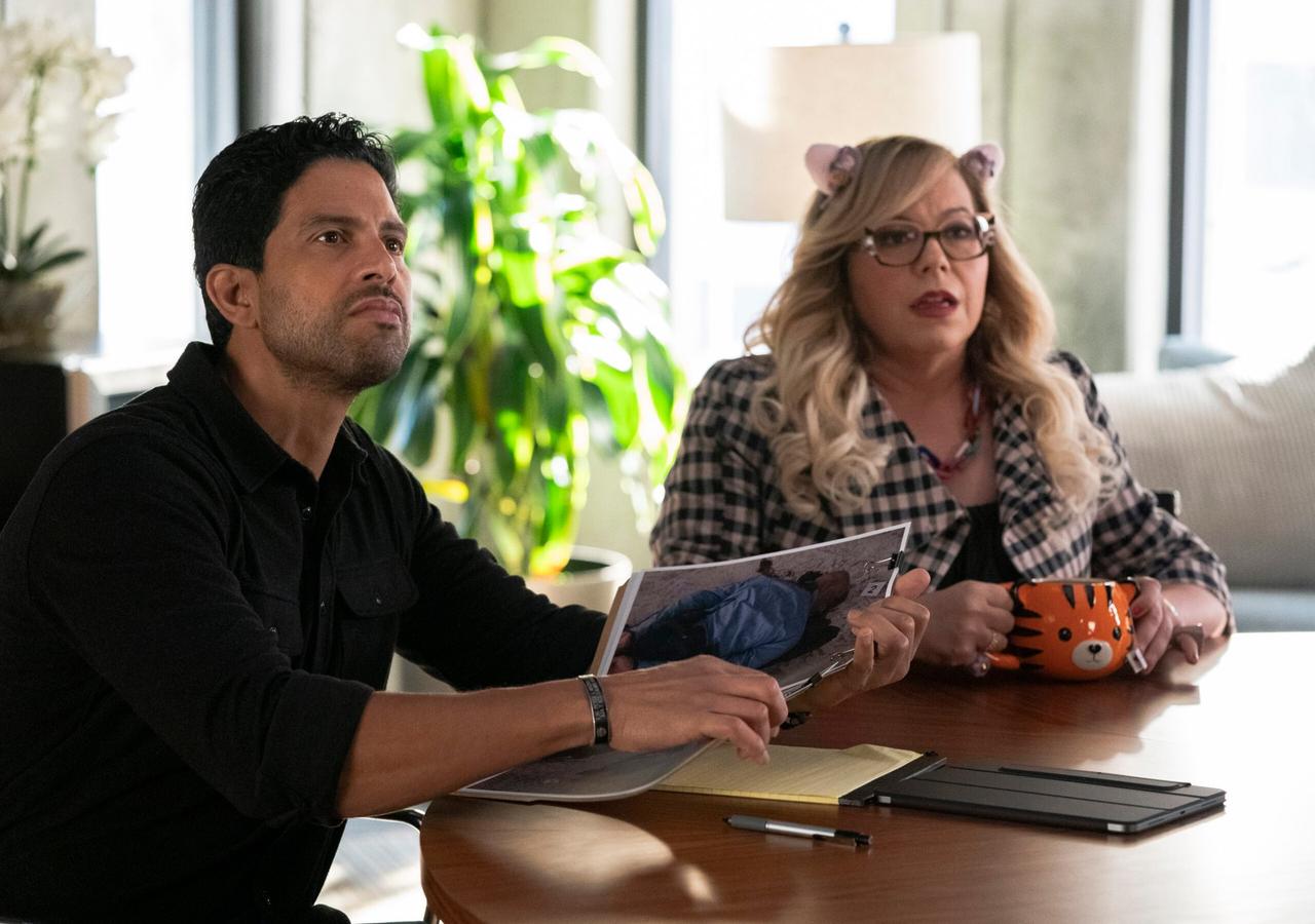 A promotional still of Alvarez and Garcia on Criminal Minds