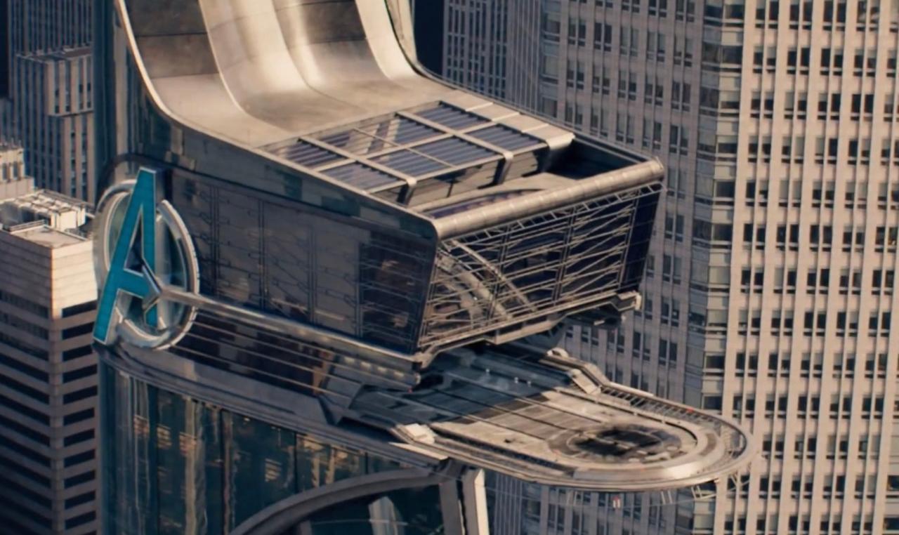 A still of Avengers Tower in Avengers: Age of Ultron