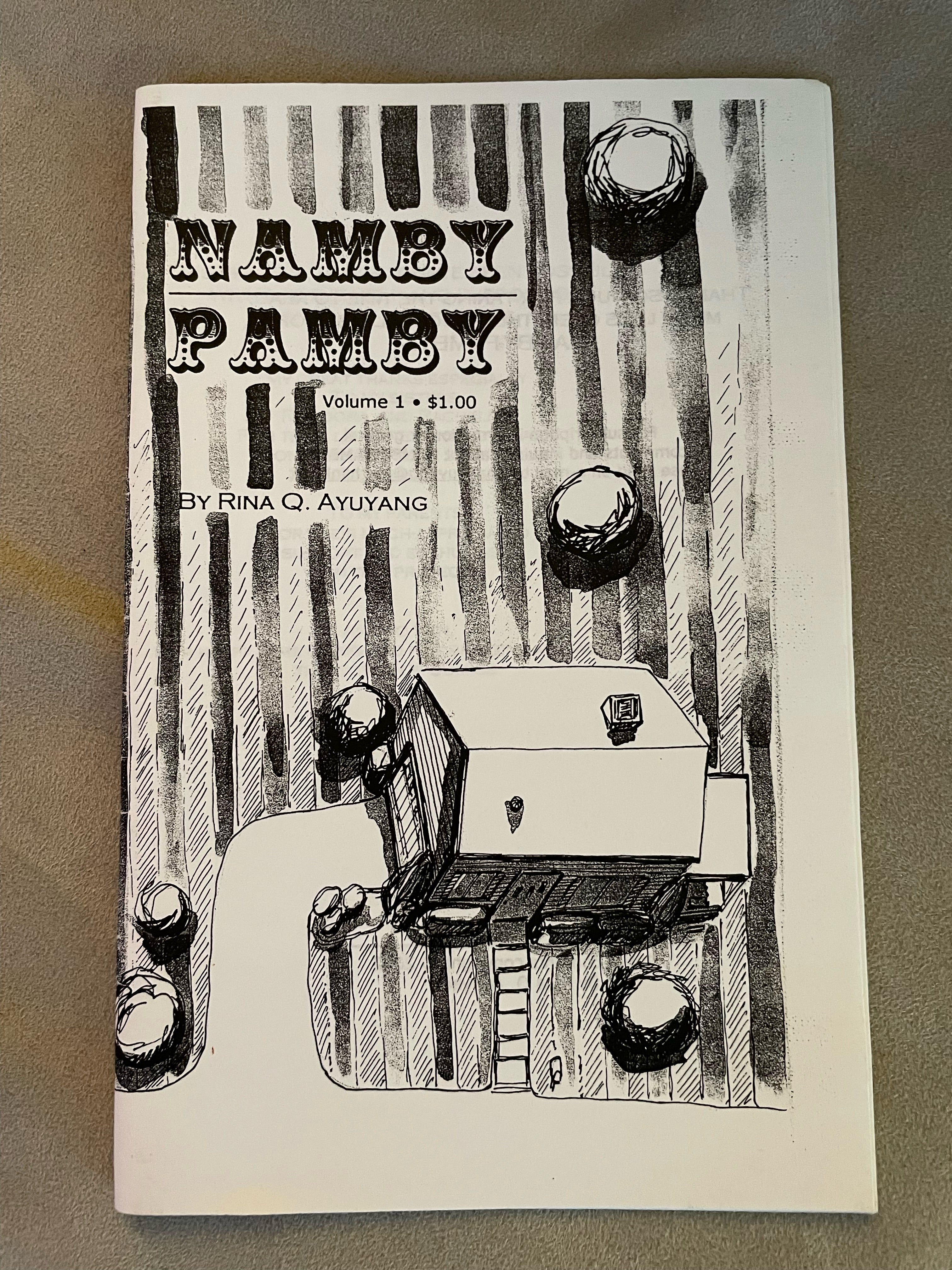 Photograph of Namby Pamby minicomic