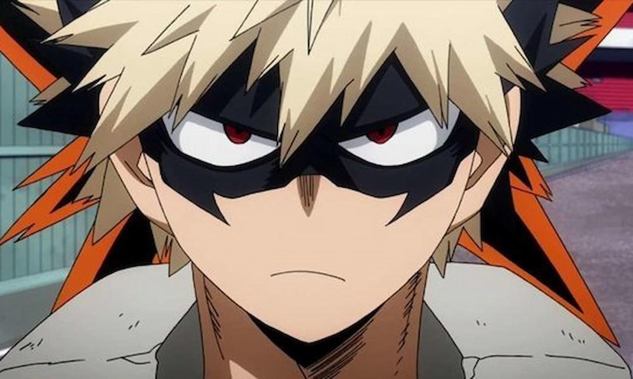 Bakugo Unimpressed face in My Hero Academia