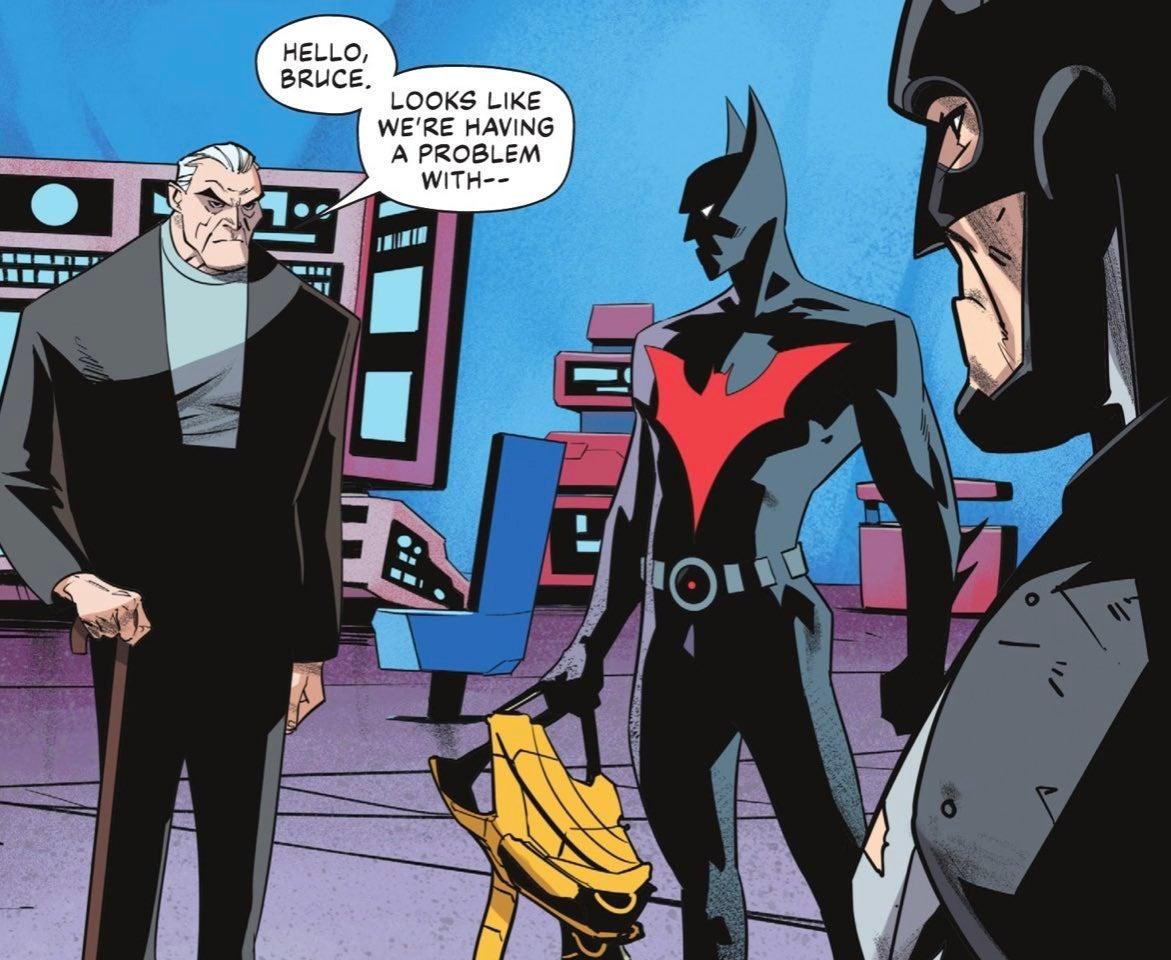 DCU Batman enters Batman Beyond