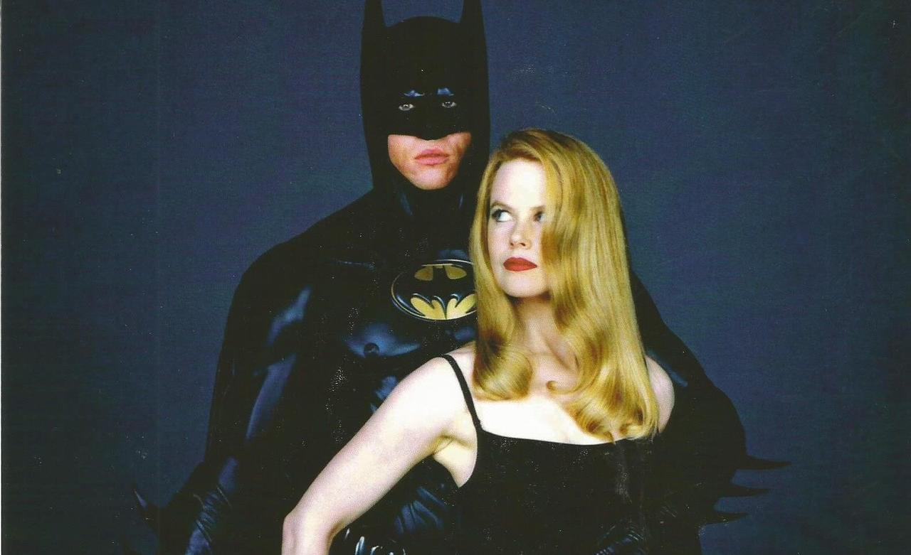 Val Kilmer and Nicole Kidman in promotional image for Batman