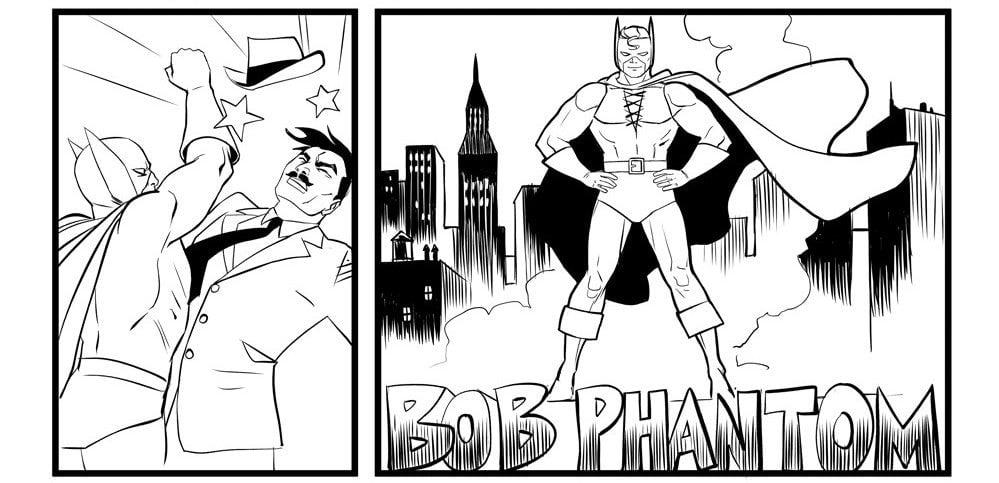 Cropped page featuring Bob Phantom from Archie Comics