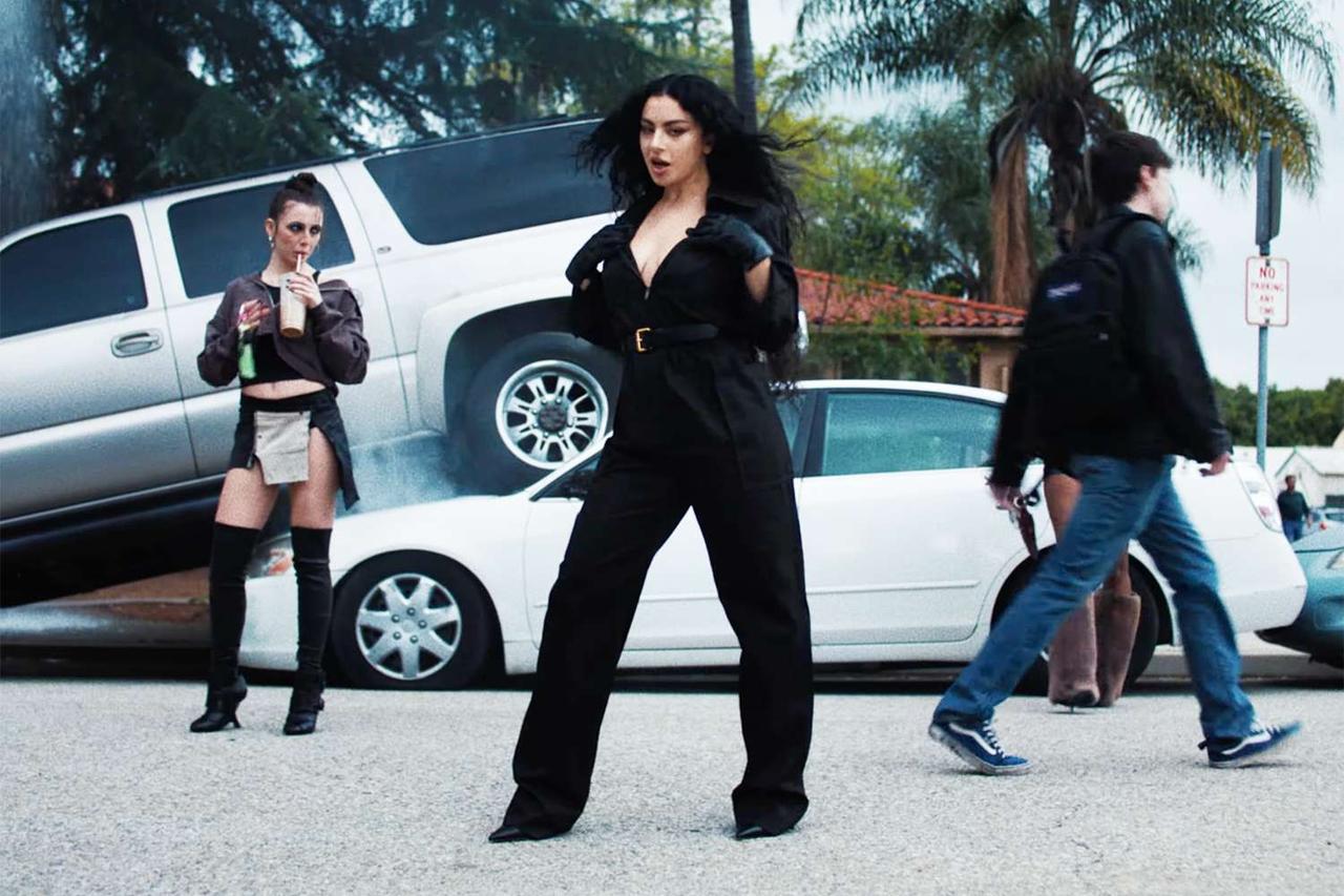 A still from Charli XCX from her music video for the song "360"