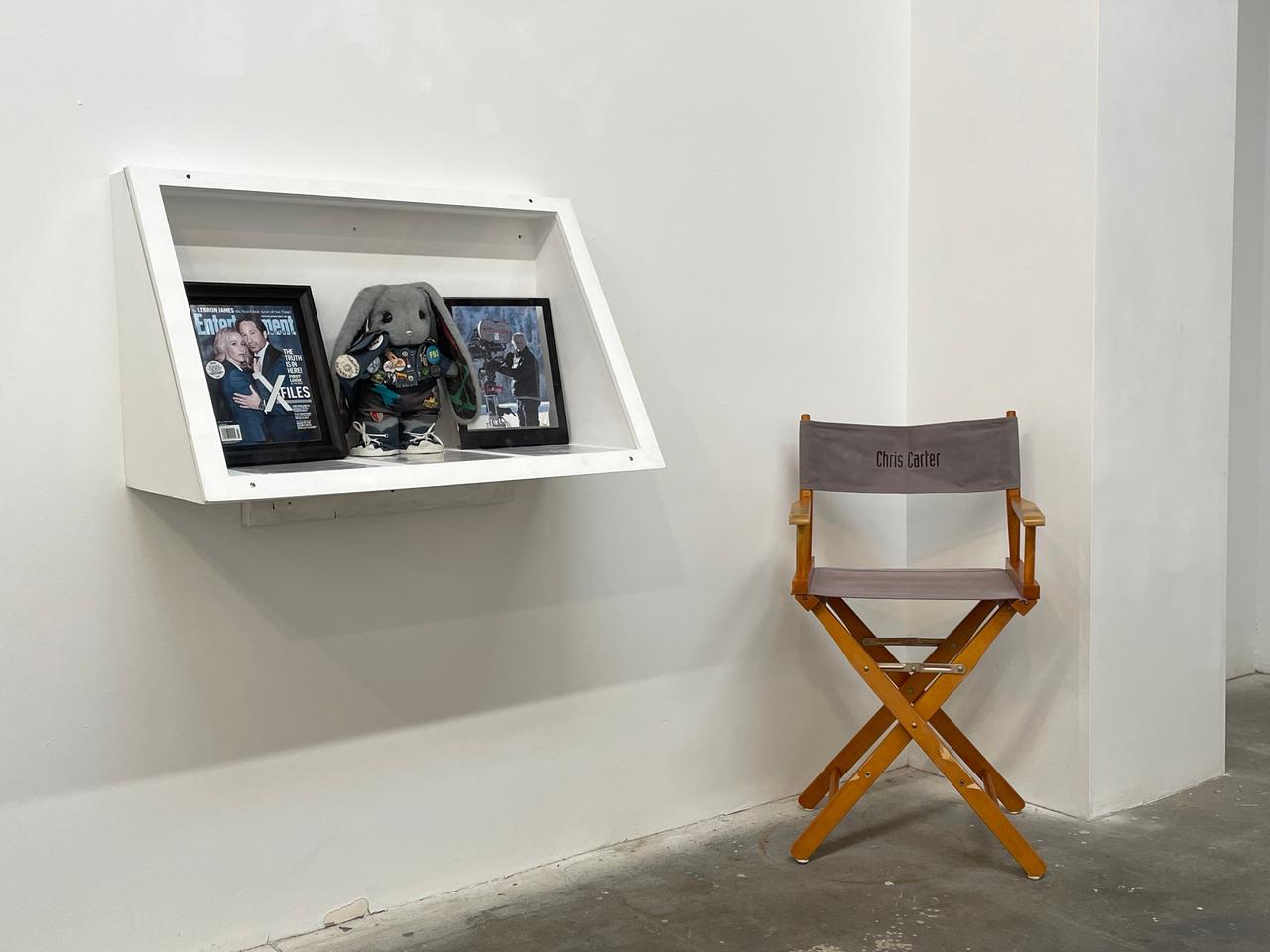 Photograph of Chris Carter directors chair