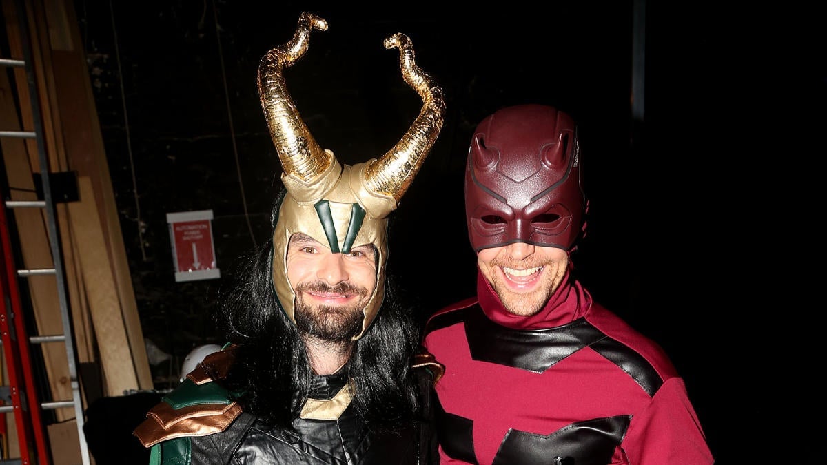 Tom Hiddleston as Daredevil and Charlie Cox as Loki