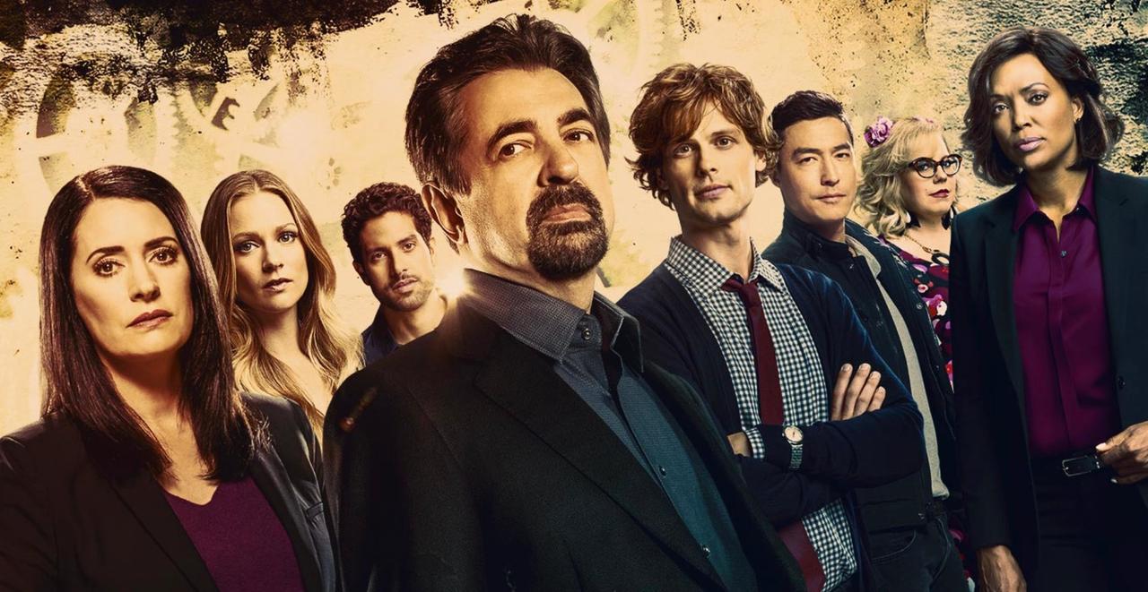 A promotional image of the cast of Criminal Minds