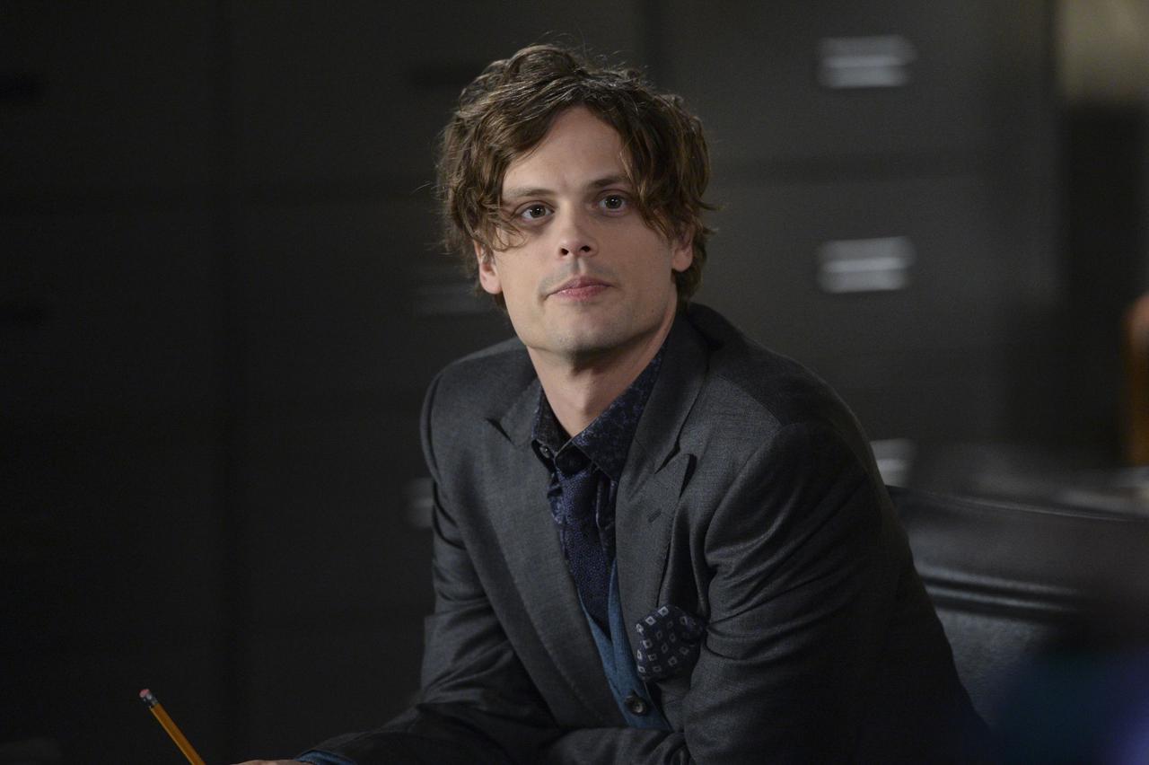 A promotional still of Matthew Gray Gubler as Spencer Reid in Criminal Minds