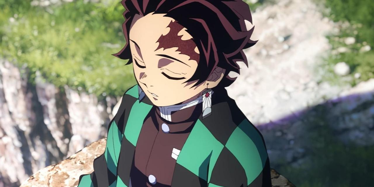 Demon Slayer Tanjiro's scar and earrings