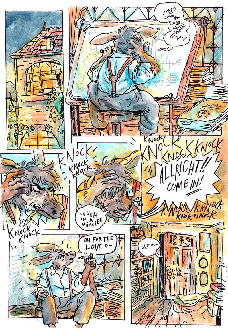 Interior graphic novel pages