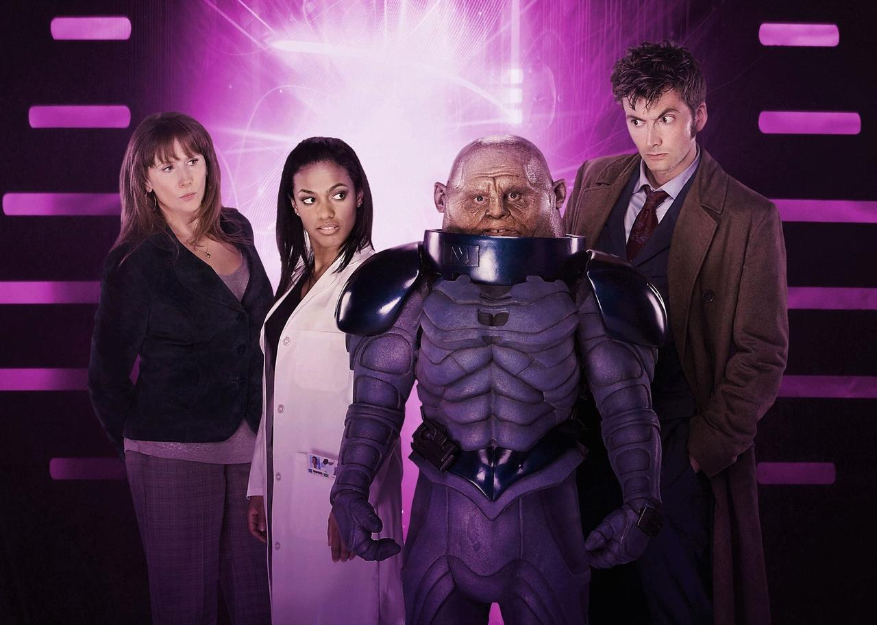 A promotional still from the Doctor Who episode The Sontaran Strategem