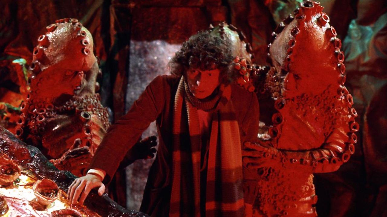 The Fourth Doctor from Doctor Who and the Zygon aliens.