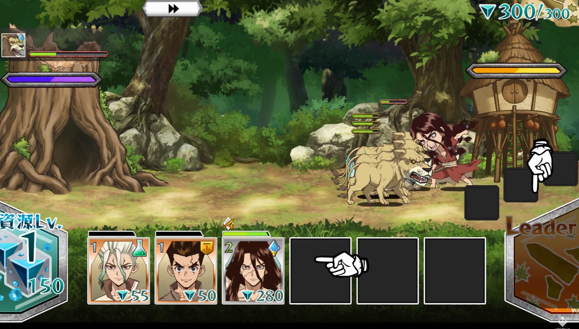 Dr. Stone mobile gameplay