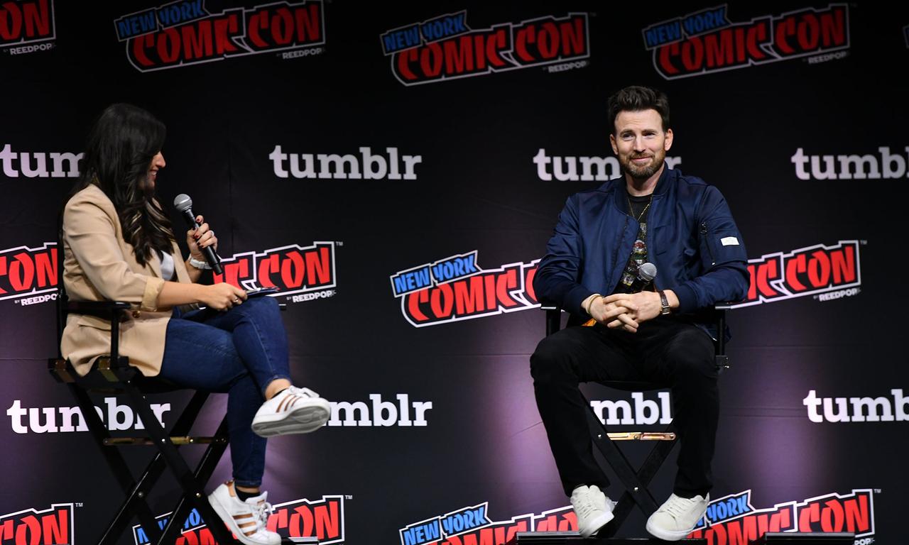 Veronica Valencia and Chris Evans