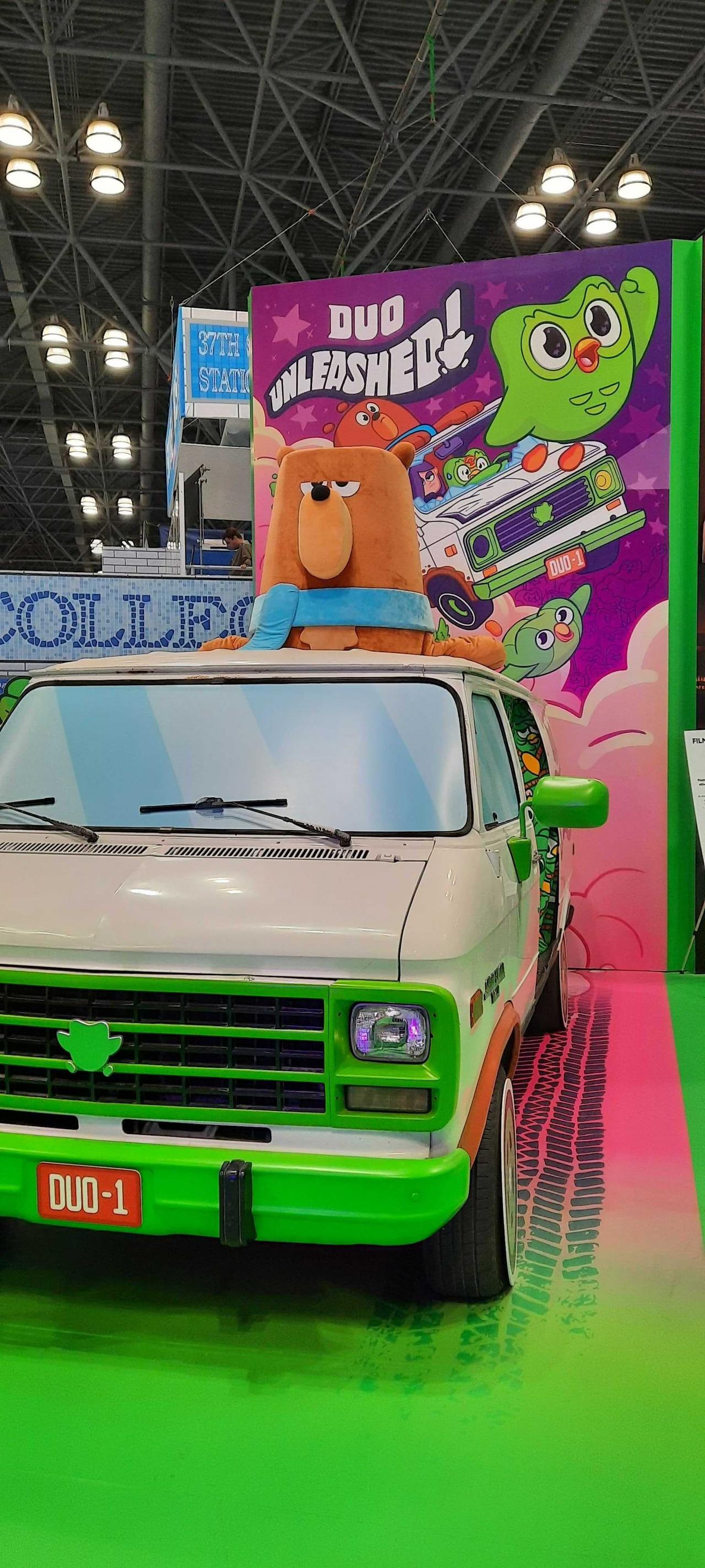 Duolingo Booth At NYCC 2024