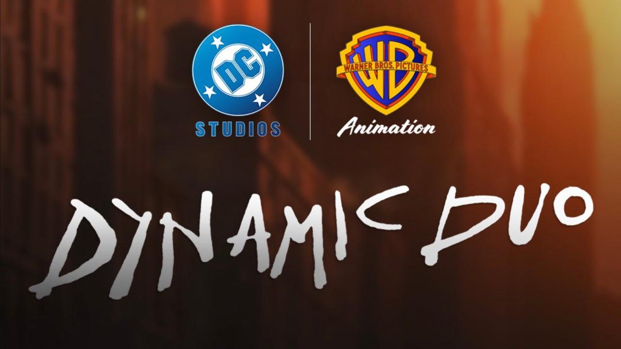 The logo for Dynamic Duo from DC Studios and Warner Bros. Animation