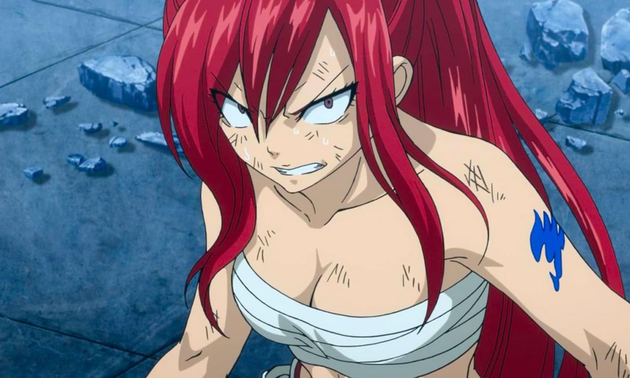 Erza mad in Fairy Tail