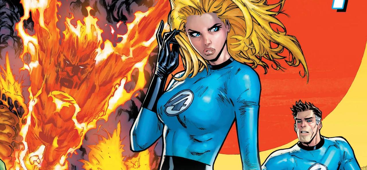 Humberto Ramos's art for Fantastic Four #1 (2025)