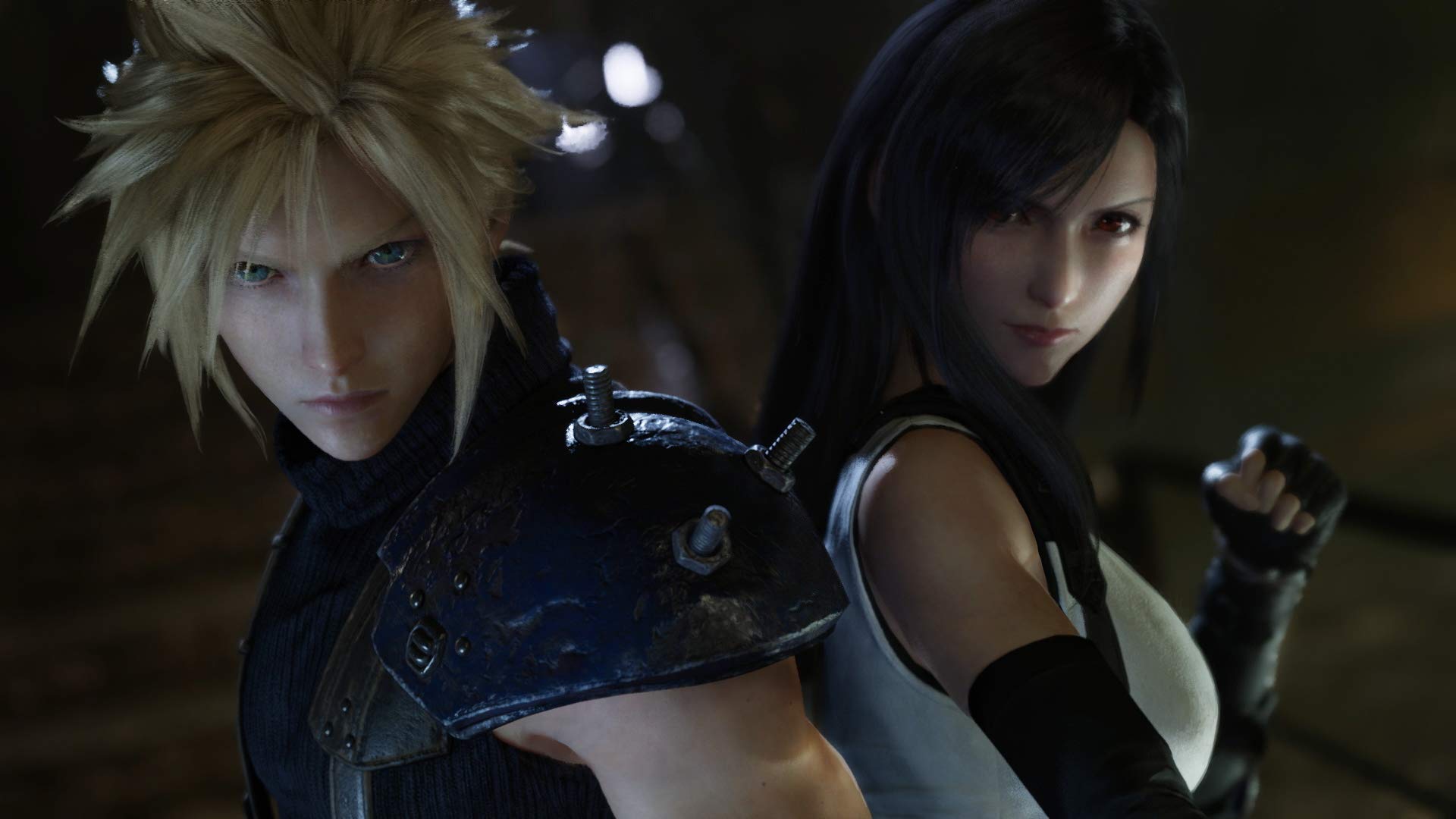 Cloud and Tifa back-to-back