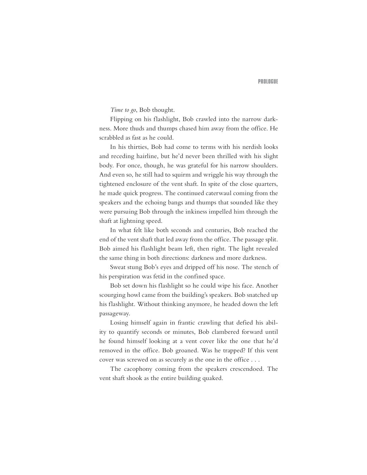 Interior novel page from Five Nights at Freddy's movie novelization