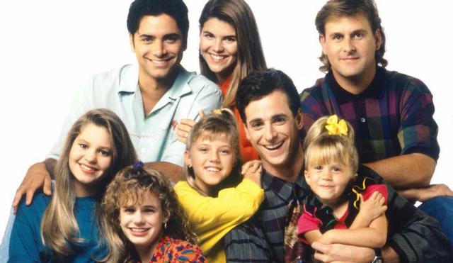 A promotional image of the cast of Full House