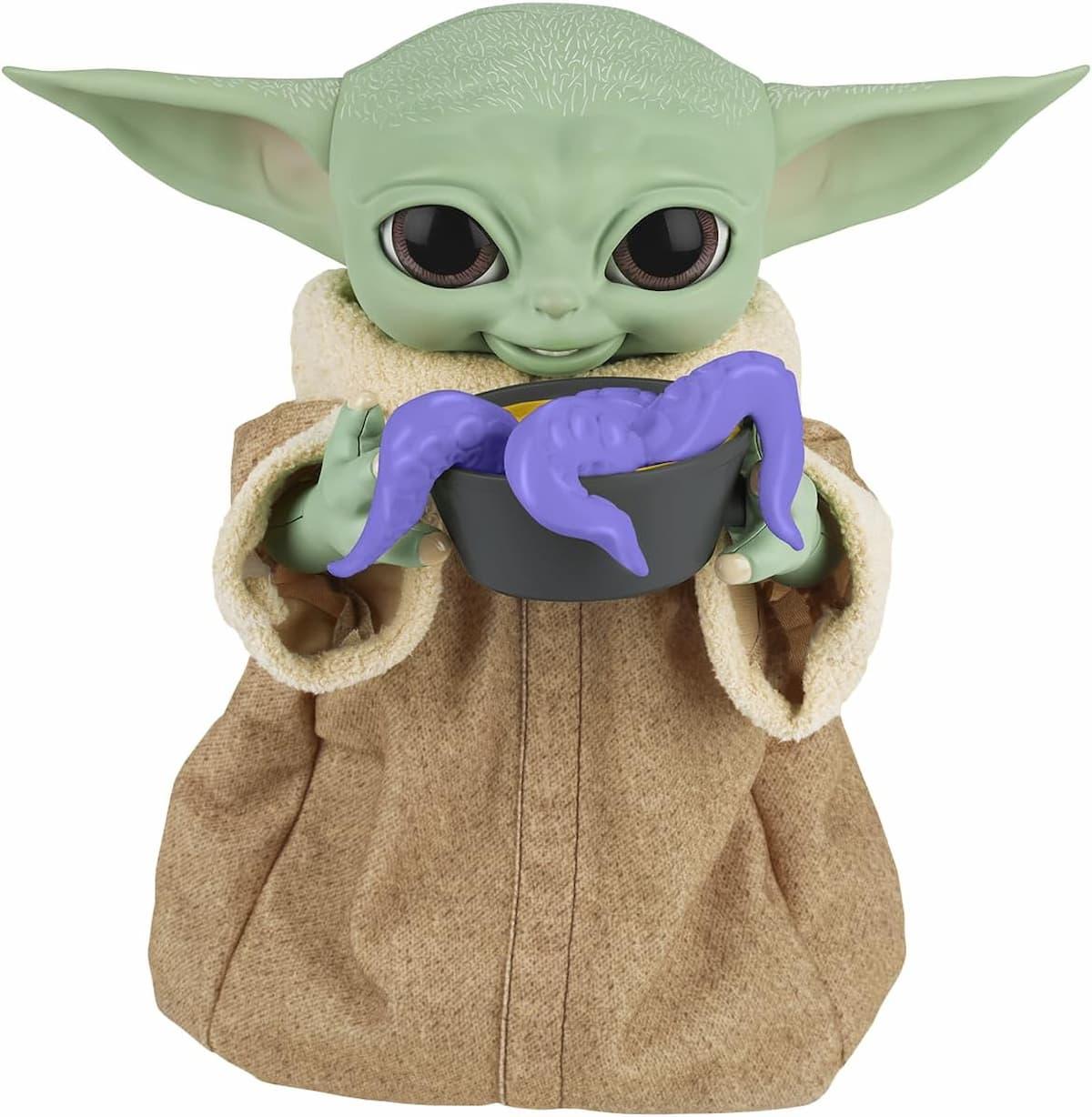 Galactic Snackin' Grogu figurine