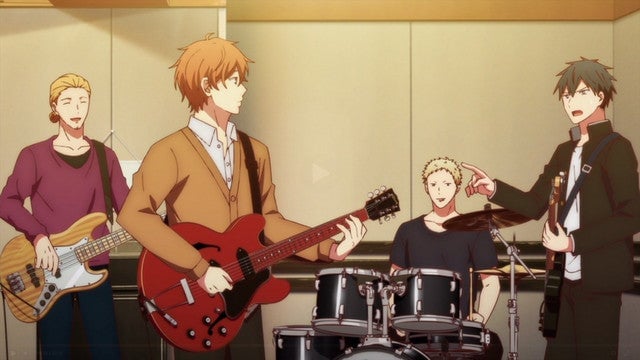 Still animated image of a band playing music