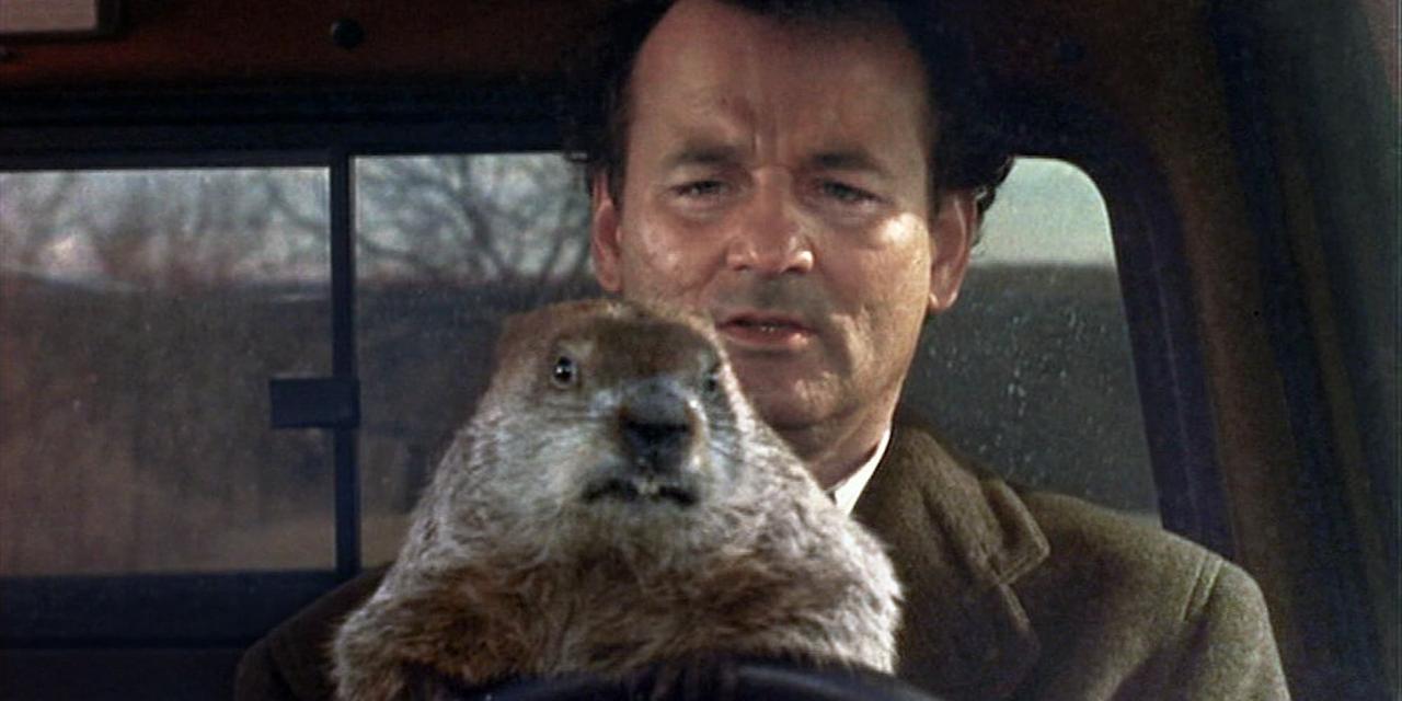 Bill Murray in Groundhog Day