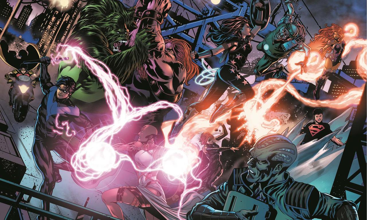 Titans United: Bloodpact #1 unlettered preview