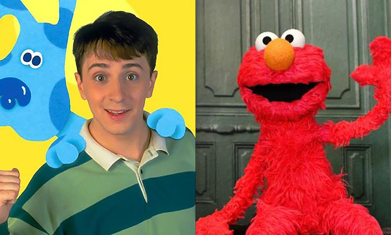 Steve Burns and Elmo