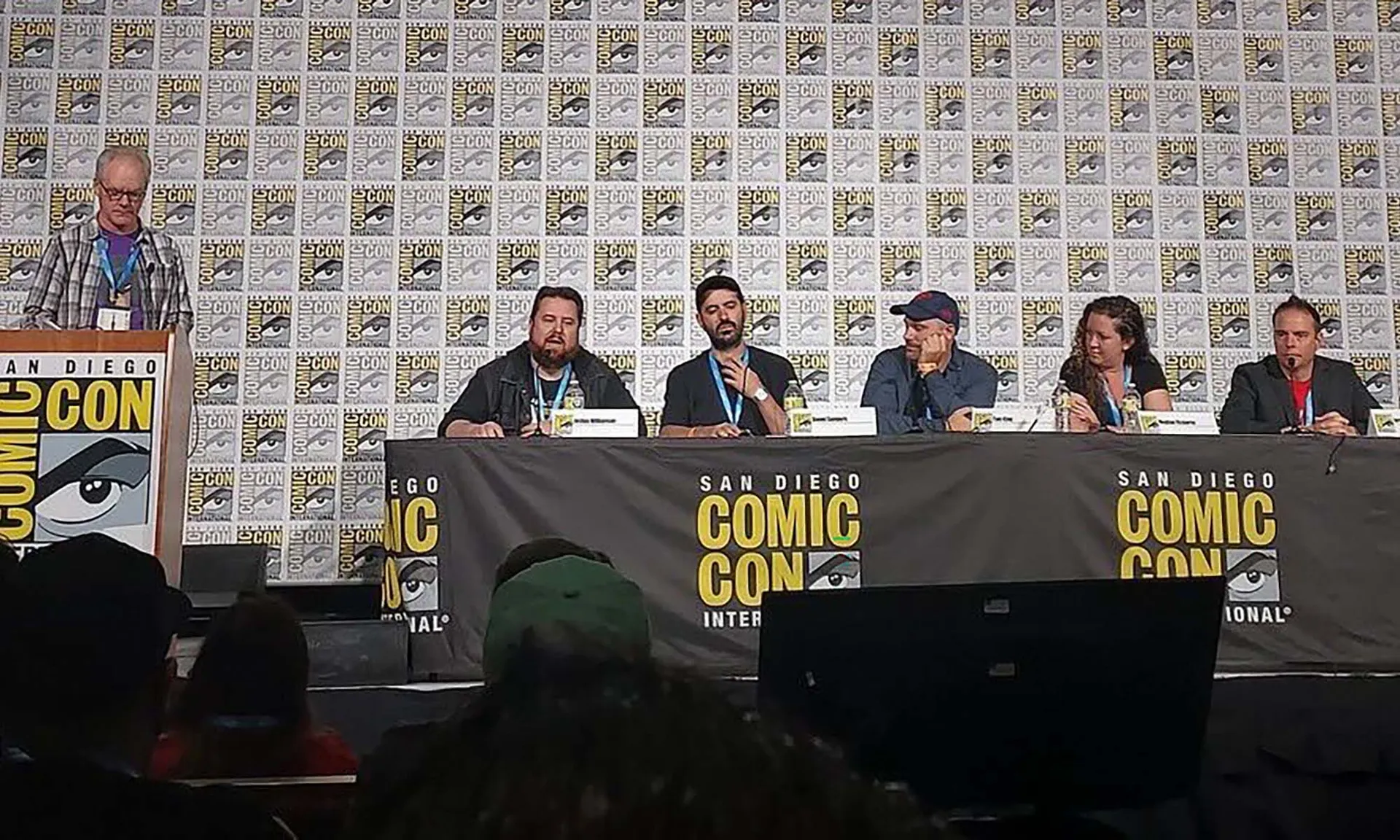 Photograph of a DC panel from SDCC 2022
