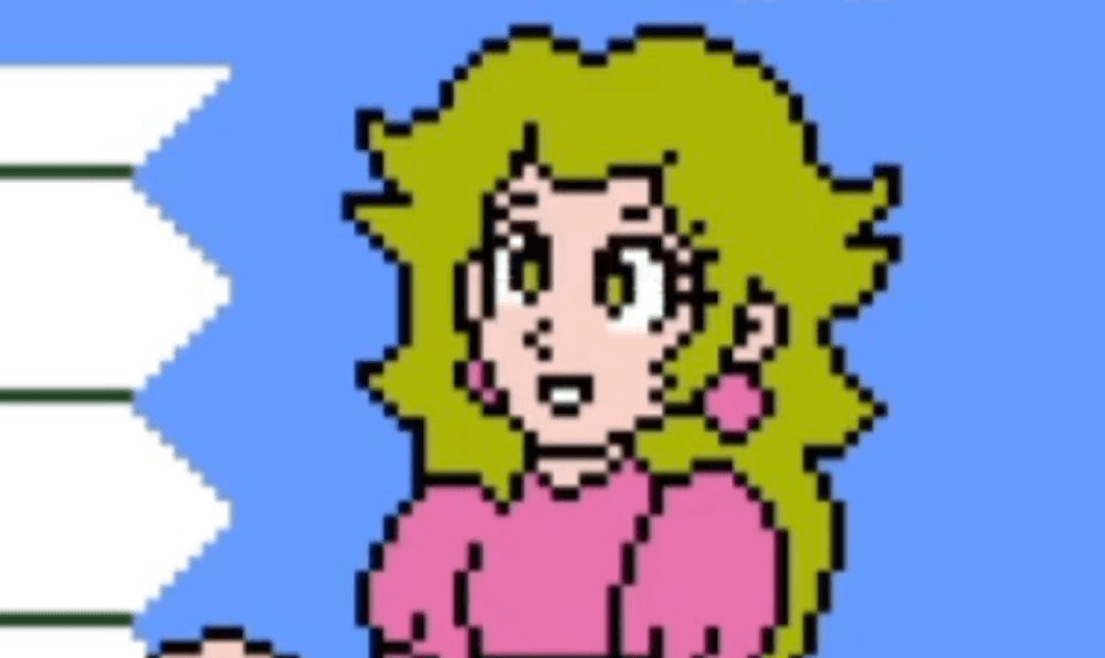 Image of Peach in NES Open Tournament Golf