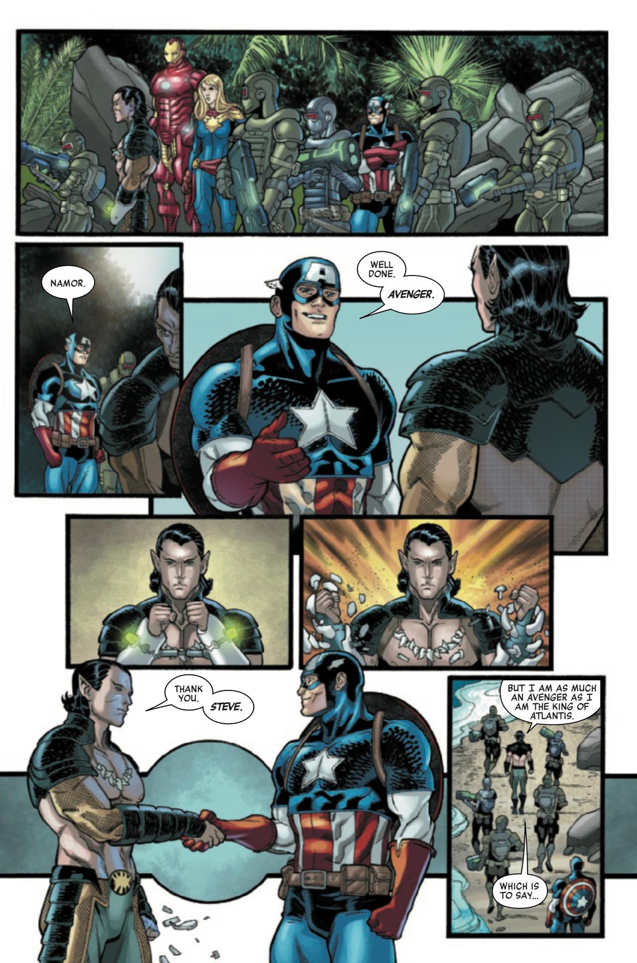 Namor surrenders to the authorities