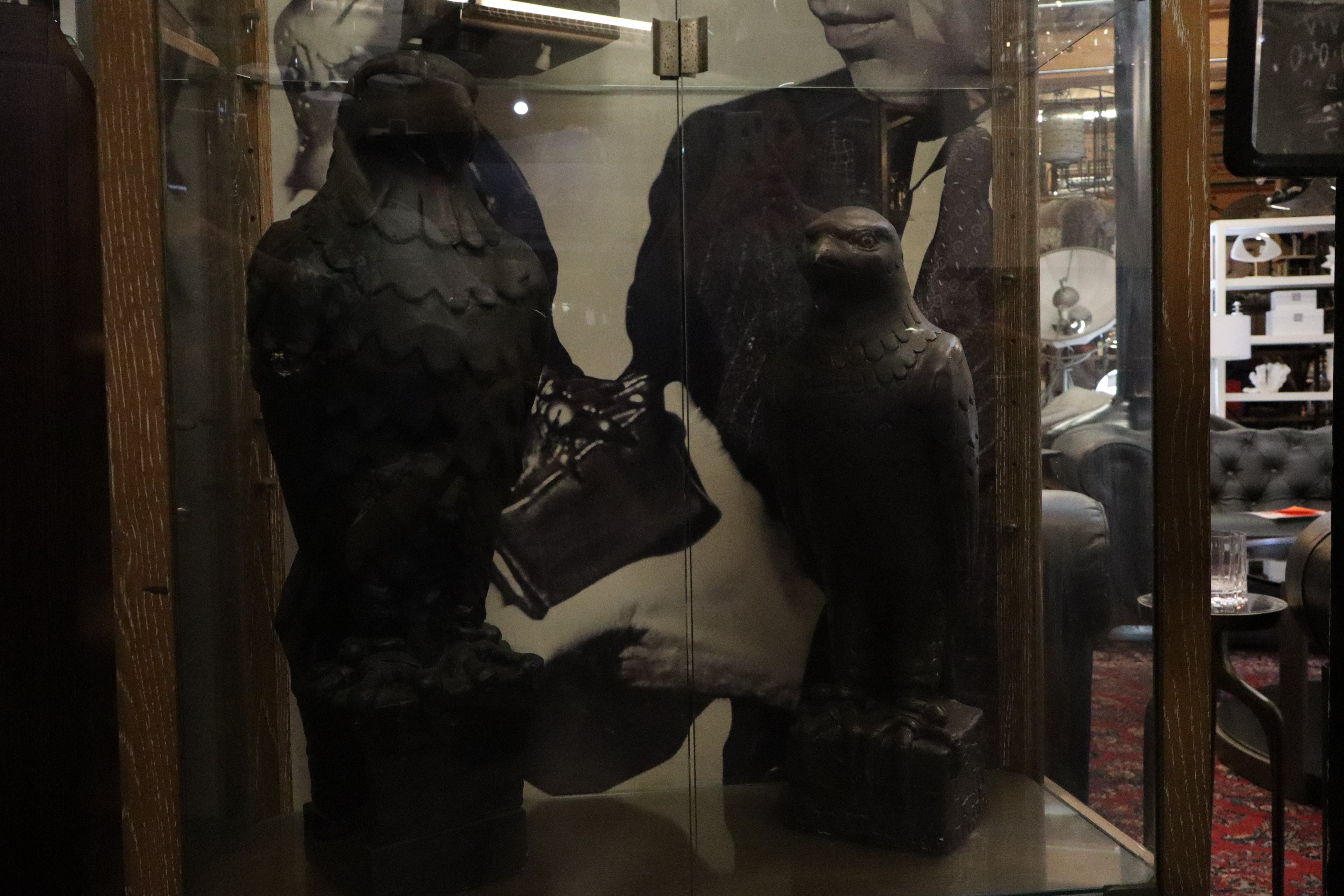 Photograph of The Maltese Falcon props