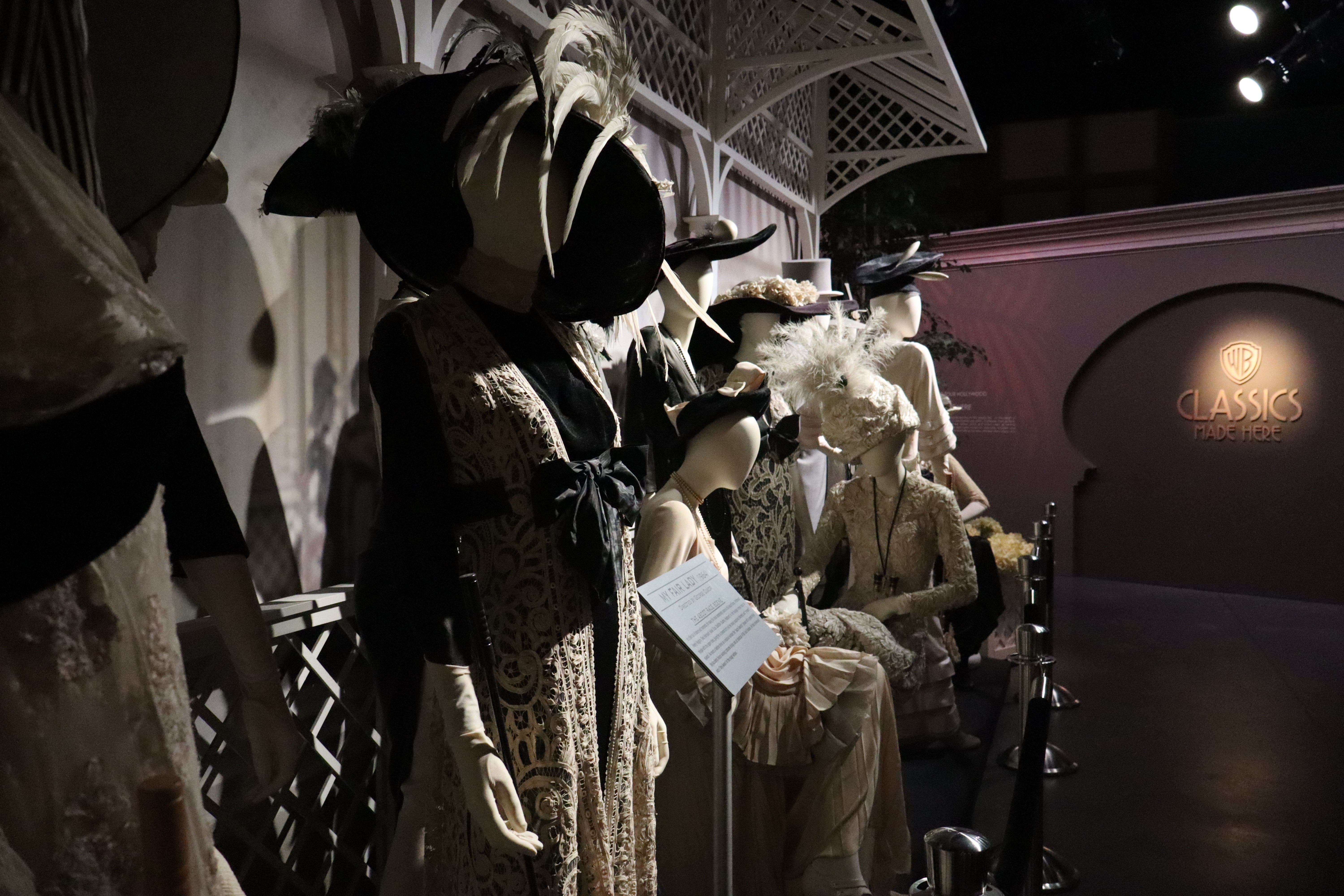 Photograph of costumes from My Fair Lady