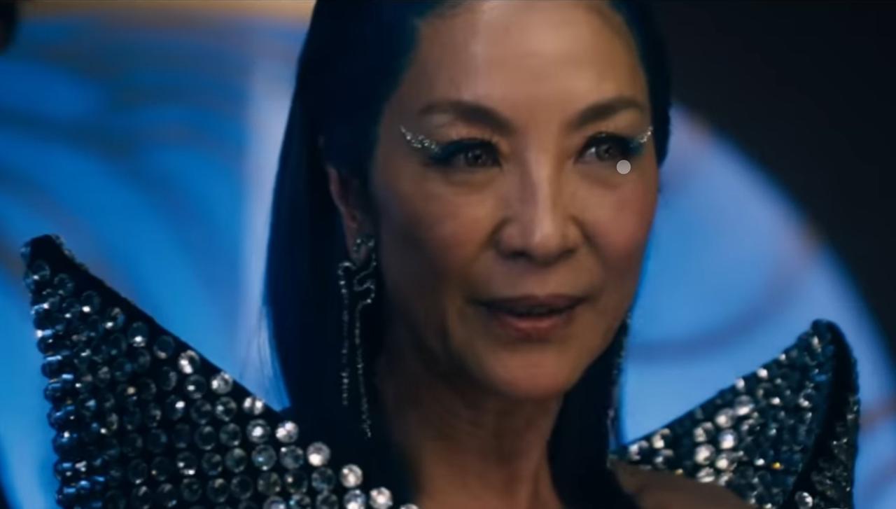 A still of Michelle Yeoh in the trailer for Star Trek: Section 31 